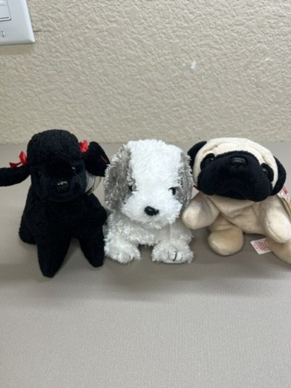 Ty Beanie Babies - Set of 3 Dogs